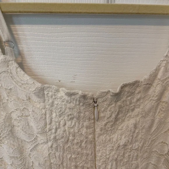 Reformation White Lace Negroni Bridal Maxi Dress Off White Size 2 - Picture 8 of 15